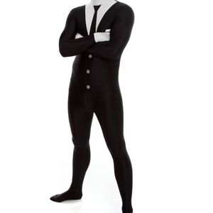 Slenderman Morphsuit Mens Halloween Costume - Medium