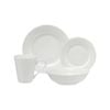 16pc Maxwell & Williams White Basics Cosmopolitan Rim Porcelain Dinner Set