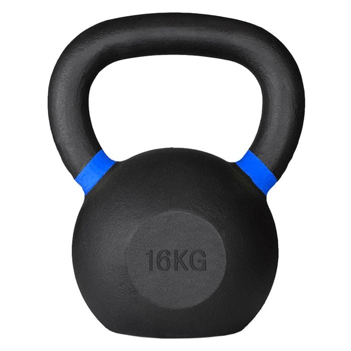 METEOR 16kg Cast Iron Kettlebells with Color-Coding