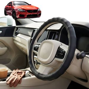 Australian Goose Steering Wheel Cover for BMW M6 2011 - 2018 (F12, F13, F06) Circle Black