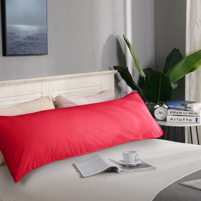 Fabric Fantastic 1000TC Premium Ultra Soft Body Pillowcase - Red