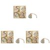 3x 8pc Urban Leo Cat Christmas Decorations Gift Box 6cm Red/Green