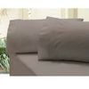 Bloomington Revive 400TC Cotton Sateen Combo Fitted Sheet Set Single (No Flat) Mocha