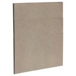 Kaboodle 600mm Raw Board Modern Drawer Panel - 3 Pack