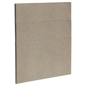 Kaboodle 600mm Raw Board Modern Drawer Panel - 3 Pack