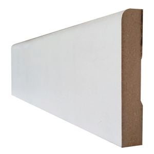 Hume 92 x 18mm 5.4m Moulding White MDF Primed Pencil Round