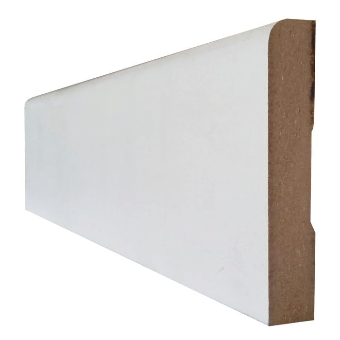 Hume 92 x 18mm 5.4m Moulding White MDF Primed Pencil Round
