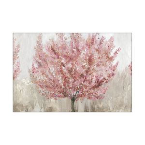 Artey | Rosy Leaves - Stretched Canvas - Stretched Canvas - 40 x 60cm