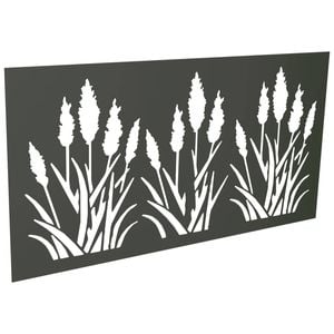 ProtectorAl 300 - 1200 x 1201 - 2400mm Woodland Grey Bullrush Unframed Solid Aluminium Decorative Panel