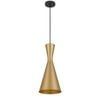 Telbix Flero Modern Pendant Hanging Lamp Light Aluminium Gold Brushed Brushed