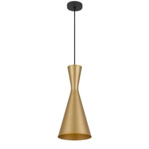 Telbix Flero Modern Pendant Hanging Lamp Light Aluminium Gold Brushed Brushed