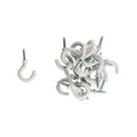 Everhang 10mm White PVC Cup Hook - 25 Pack