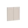 Kaboodle 600mm Cannellini Alpine Med Rangehood Doors - 2 Pack