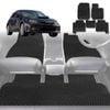 6D Diamond Car Floor Mats for Subaru WRX 2008-2014-Full Set-Black-Outback GT