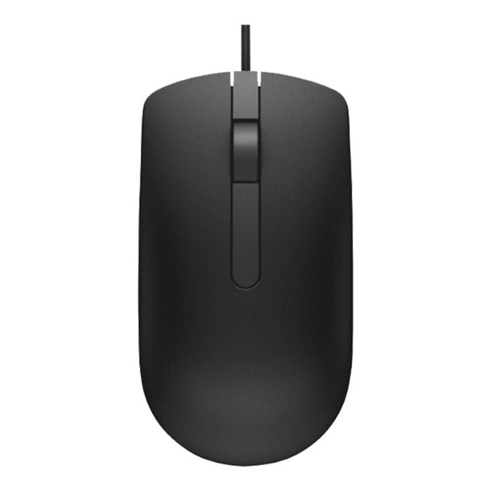 Dell Usb Optical Mouse Ms116 - Black; Retail Packaging - Cable - 1000 Dpi - Scroll Wheel
