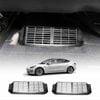 Tesla Model 3 Backseat Rear Under Seat Air Conditioning Outlet Vent Cover Flow Grille Protector
