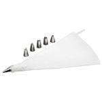 8pc Mastercraft Cotton Icing Bag Starter Set Baking Accessory