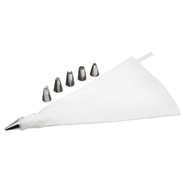 8pc Mastercraft Cotton Icing Bag Starter Set Baking Accessory