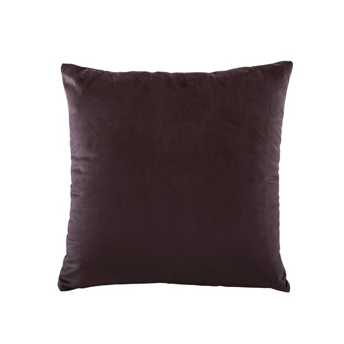 Bianca Vivid Coordinates Square Plum Velvet Cushion 43cm