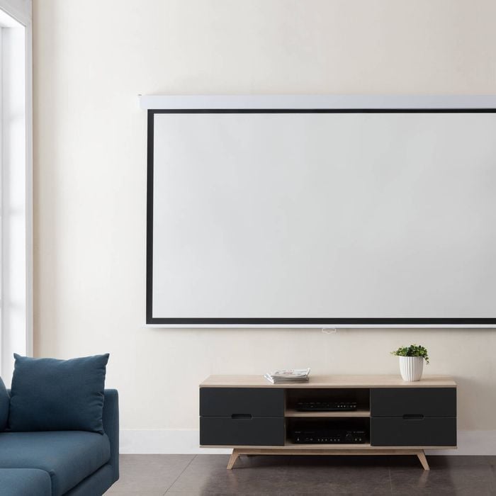 Tauris 120" Pull Down Projector Screen Theatre Projection Wall Mountable 16:9
