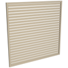 ProtectorAl 1001-2000W X 1001-2000H Paperbark Aluminium Welded Slat Panel Horizontal 18mm Gap