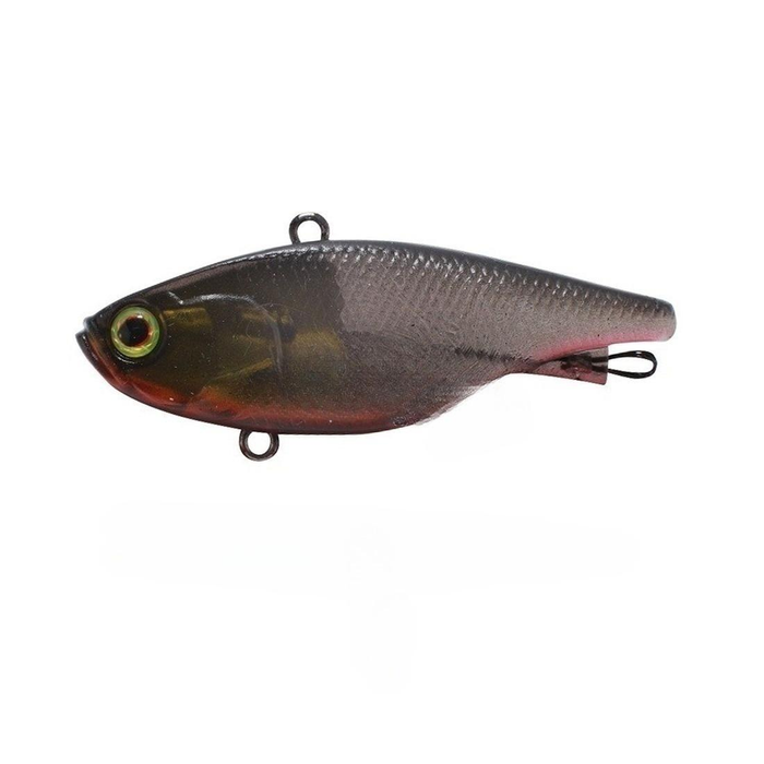 Jackall Mask Vibe 60HM Soft Plastic Fishing Lure Ghost Black Red Belly