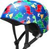 OutdoorMaster Youth & Kids Bike Helmet - Adjustable Multi-Sports Skateboard Helmet with Removable Liners Dino Volcanoland-Small