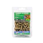 Zenith 10G x 30mm Gold Passivated Type 17 Countersunk Head Timber Screws - 100 Pack