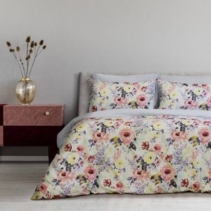 Ardor Boudoir Holly Printed Floral King Bed Quilt Cover Set Spring/multi