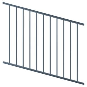 ProtectorAl 350-1200 x 900mm Deep Ocean Raked Up to 15º Flat Top Garden Fence Panel