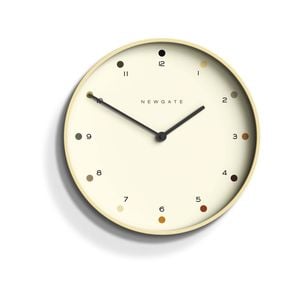 Newgate Mr Clarke Clock Pale Wood Dot Dial