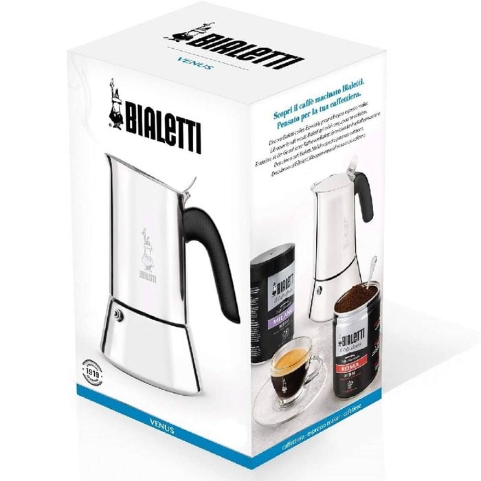 Bialetti Venus 6 Cup Stainless Steel Espresso Maker