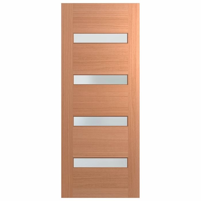 Hume 2040 x 820 x 40mm Entrance Door SPM Savoy Translucent Glass XS11