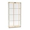East Glass Display 4 Tier Cabinet Trophy Display Storage Shelf 2 Door Beech