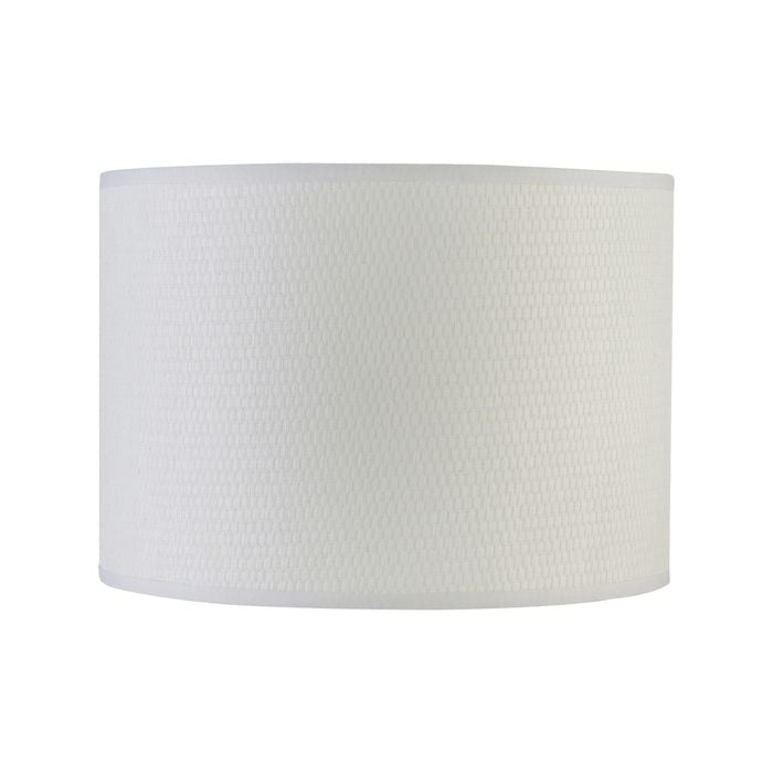 Verve Design White Kimono Paperweave Drum Lamp Shade