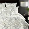 Quilted King/Super King Size Cotton Coverlet Bedspread Set Three Colours White