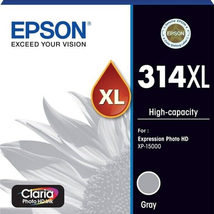Epson Epson 314XL Grey High Capacity Ink Cartridge Toner C13T01M692 Genuine Original
