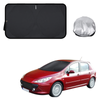 Front Windscreen Sun Shade for Peugeot 307 2001 - 2008 Hatch - Standard 150 x 85 cm - Black
