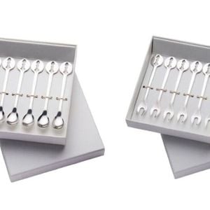 Bugatti Italy Kiss Small Forks, Moka Spoons Set