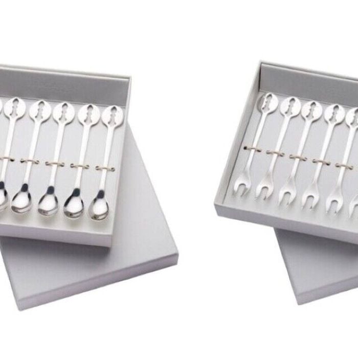 Bugatti Italy Kiss Small Forks, Moka Spoons Set