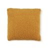 Bedding House 45cm x 45cm Gold Sherpa Filled Cushion 45x45cm