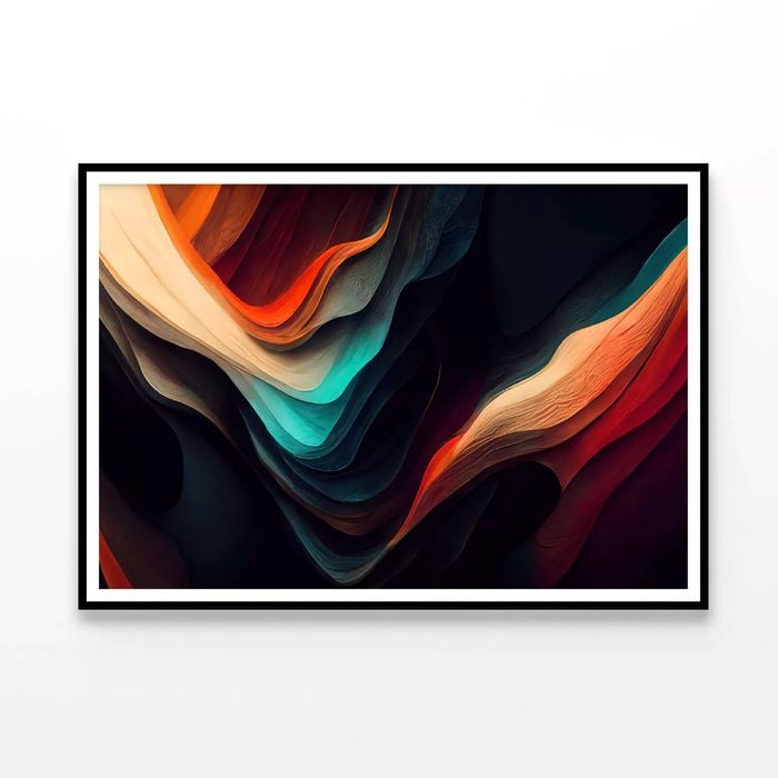 Abstract Colorful Wallpaper   Print 100% Australian Made 90x60cm  (Poster)