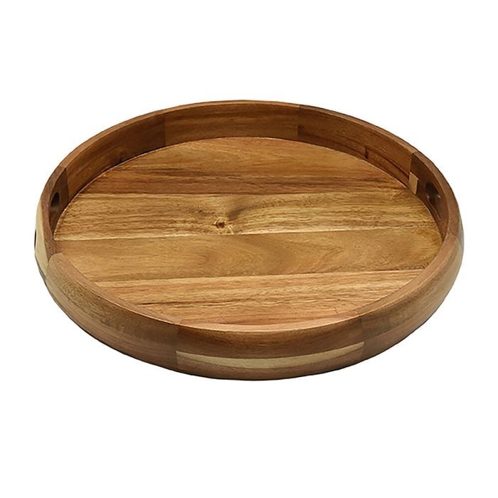 Essen Acacia Wood Tray 36x5 Serving Natural Finish Serveware Brown