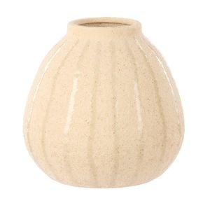 Amalfi Henry Ceramic Vase Small White 18.5x18.5x18cm