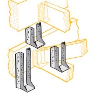 LUMBERLOK Joist Hanger 47x90mm Zinc Galvanised JH4790