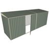 Build-a-Shed 1.5 x 5.2 x 2m Single Hinged Side Door Skillion Shed - Green