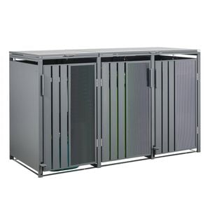 Stormà Dark Grey Triple Wheelie Bin Cover