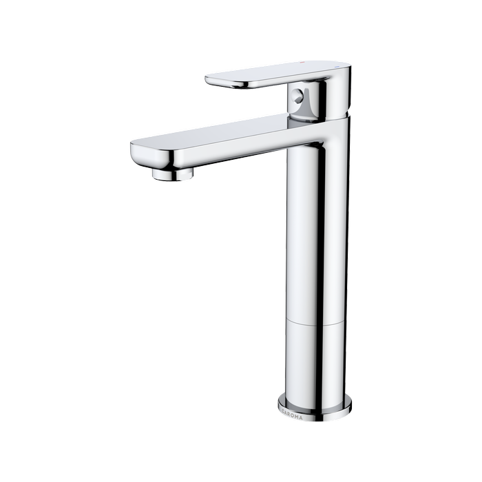 Caroma Chrome Luna Mid Basin Mixer WELS 6 Star 4.5L/min
