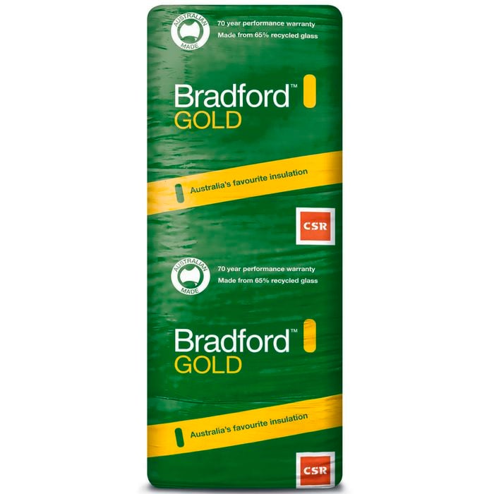 Bradford R2.0 1160 x 580 x 90mm 13.6m2 Gold Wall Batts - 18 Pack