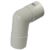 Icon 80mm PVC Round 95dg Socket Bend Downpipe